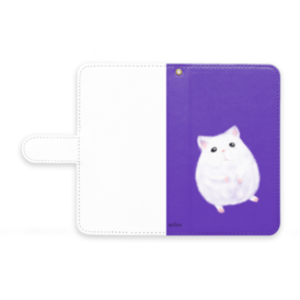 白い ジャンガリアン ハムスターの絵 ミルソン Booth