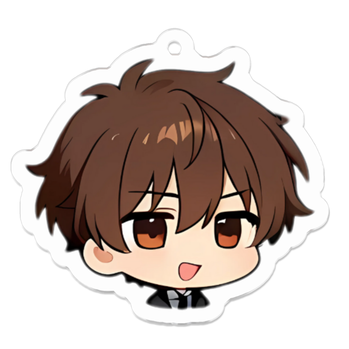 アクリルキーホルダー - 50 x 50 (mm)