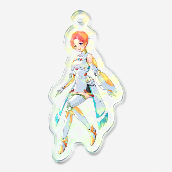 ホログラムアクリルキーホルダー - 50 × 50mm