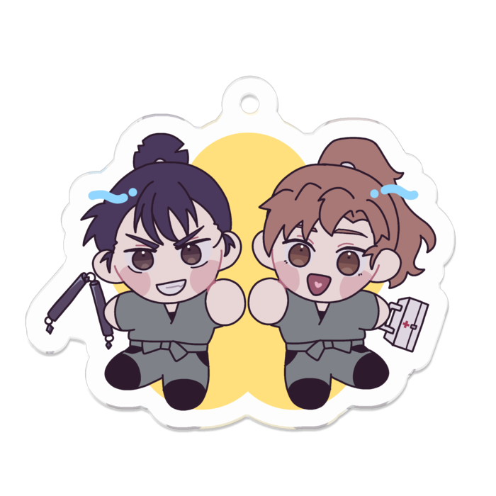 アクリルキーホルダー - 50 x 50 (mm)