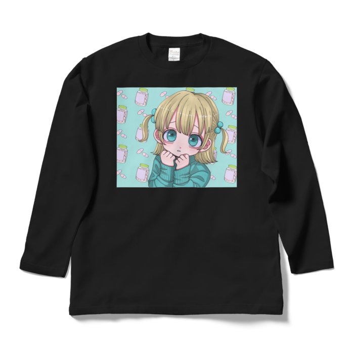 ロングスリーブTシャツ - L - ブラック