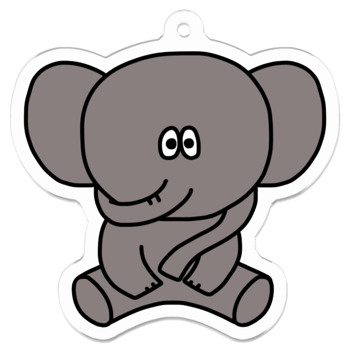 アクリルキーホルダー - 50 x 50 (mm)