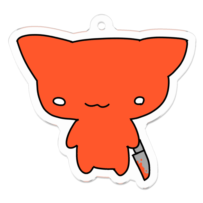 アクリルキーホルダー - 50 x 50 (mm)