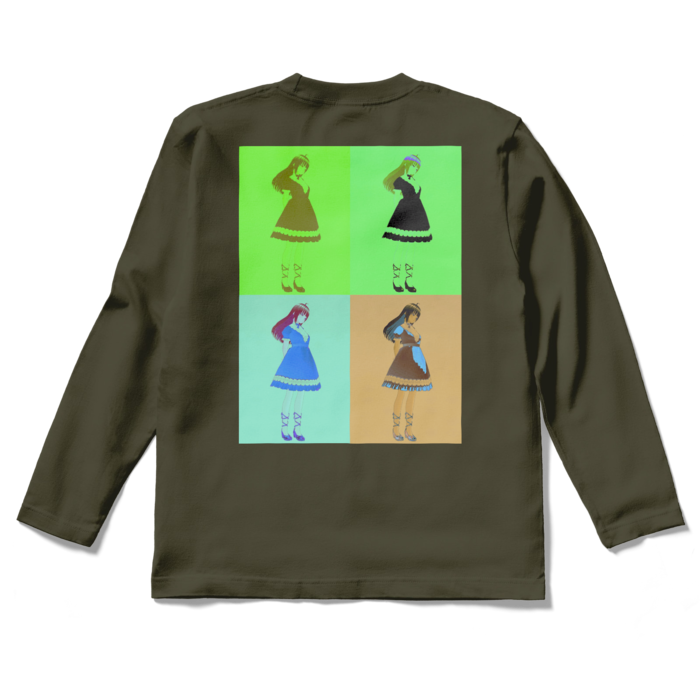 ロングスリーブTシャツ - S - アーミーグリーン