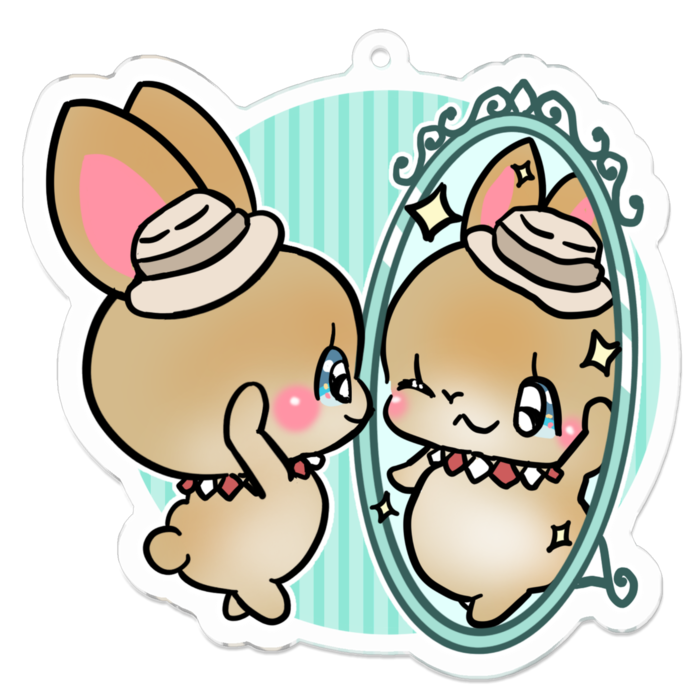 アクリルキーホルダー - 70 x 70 (mm)