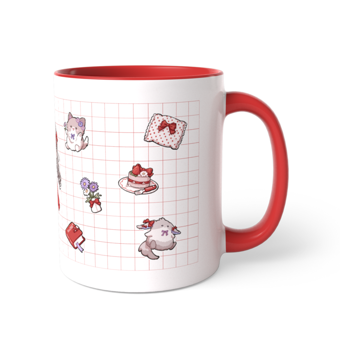 ツートンカラーマグカップ - 直径 8.2cm / 高さ 9.5cm