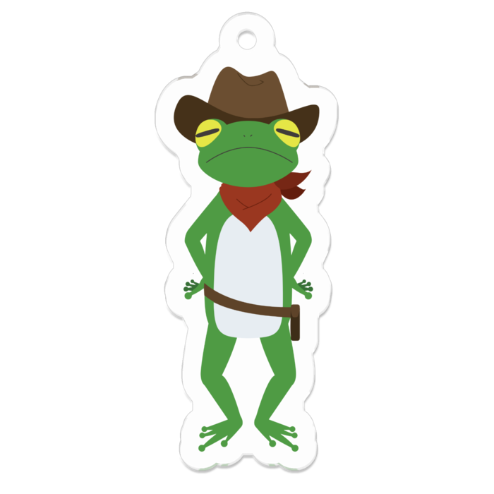 アクリルキーホルダー（コーティング） - 50 x 50 (mm)