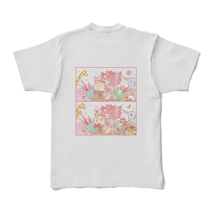 カラーTシャツ - XL - アッシュ (淡色)