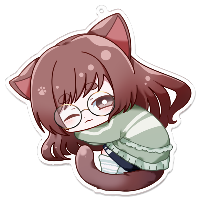 アクリルキーホルダー - 100 x 100 (mm)