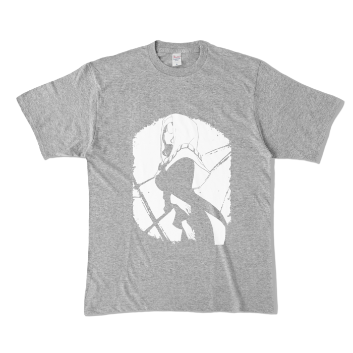 カラーTシャツ - XL - 杢グレー (濃色)