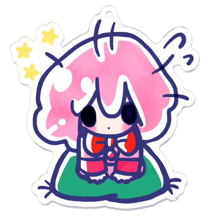 アクリルキーホルダー - 70 x 70 (mm)