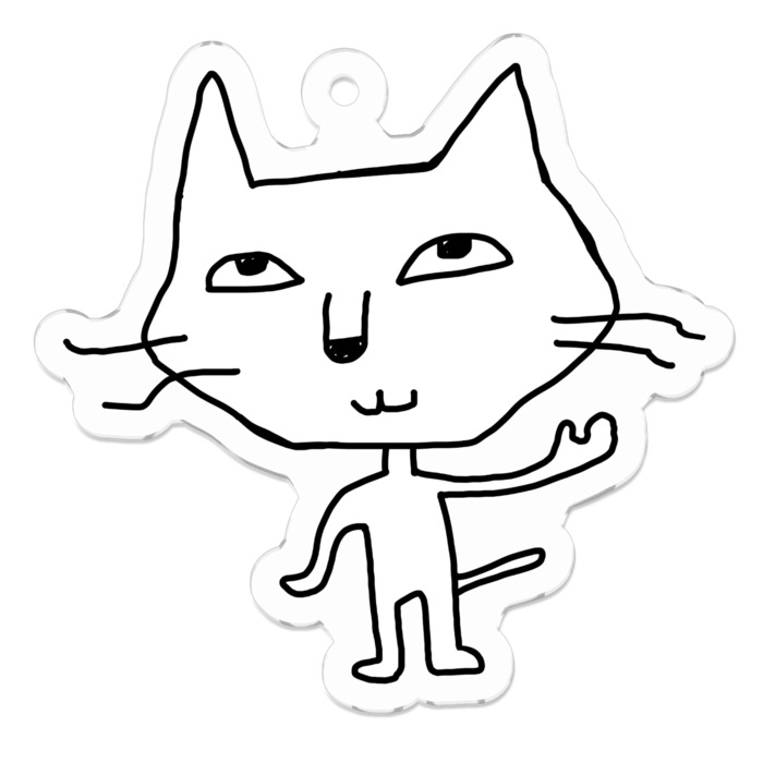 アクリルキーホルダー - 50 x 50 (mm)