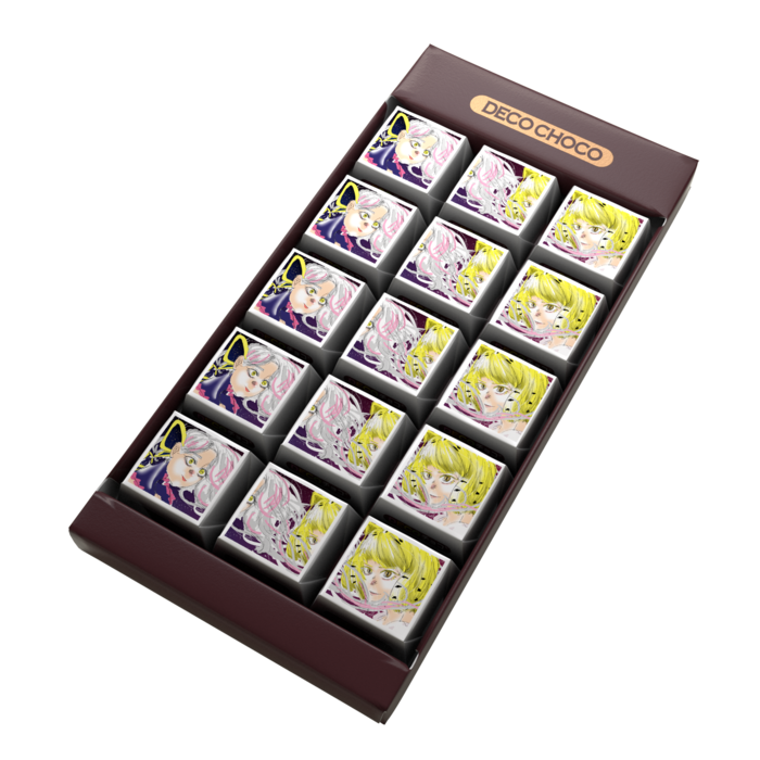 DECOチョコ - 列ごとにデザイン_宇宙