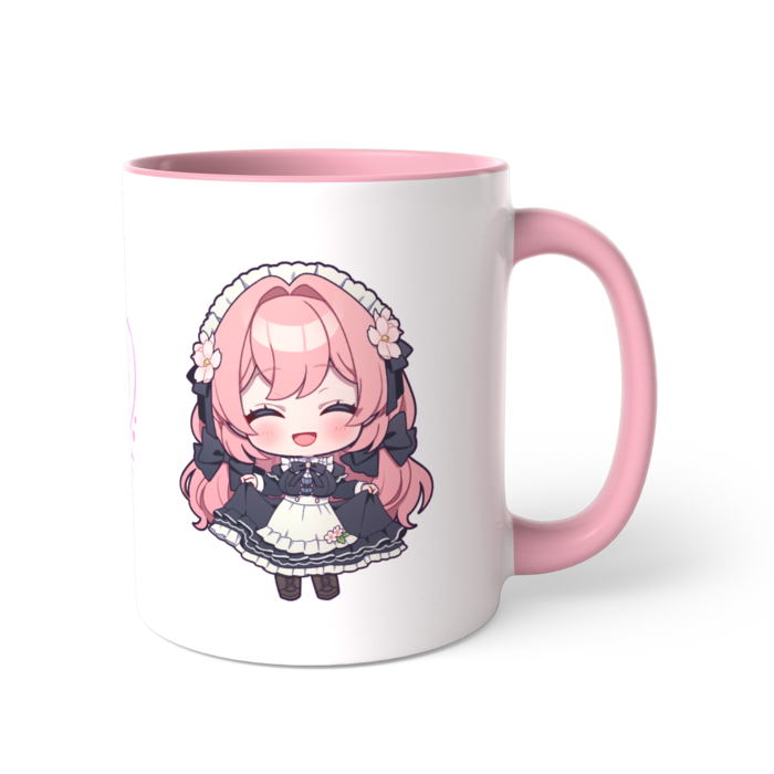 ツートンカラーマグカップ - 直径 8.2cm / 高さ 9.5cm