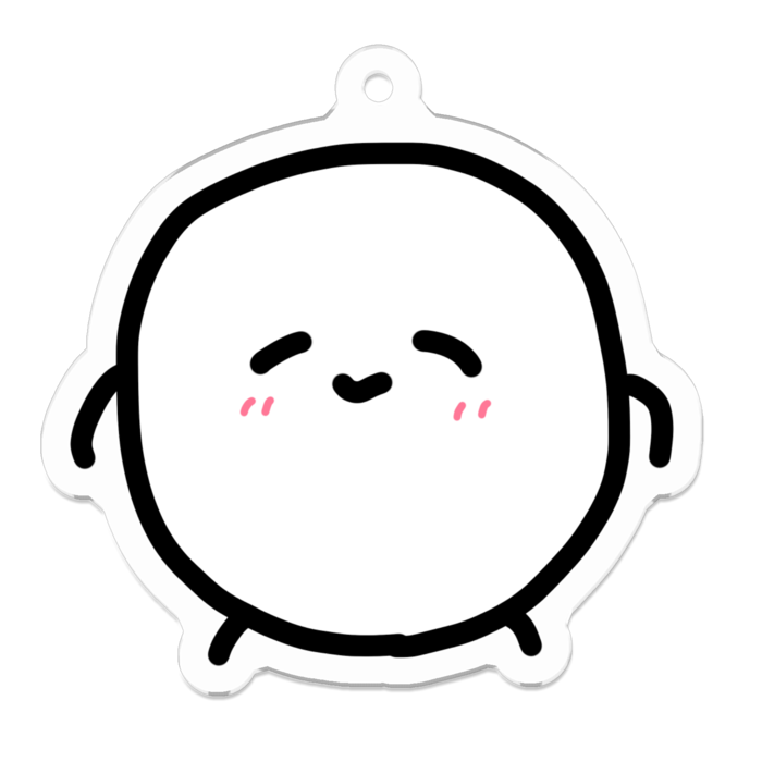 アクリルキーホルダー - 50 x 50 (mm)