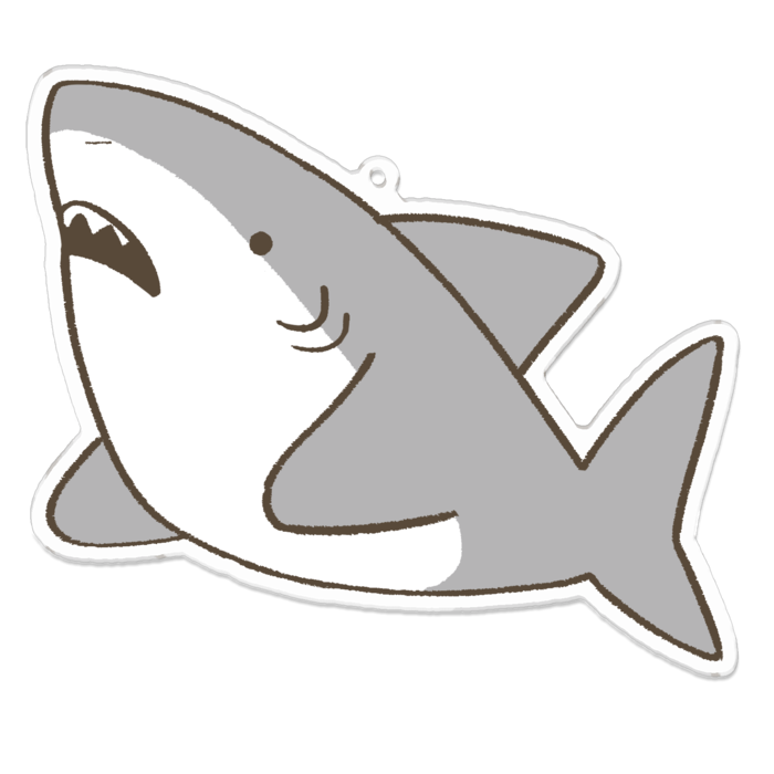 アクリルキーホルダー - 100 x 100 (mm)