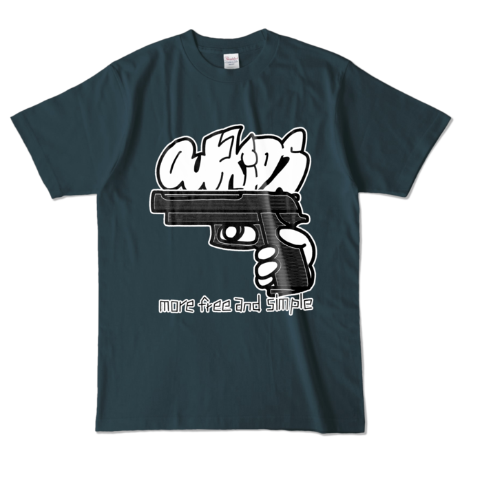 カラーTシャツ - L - デニム (濃色)