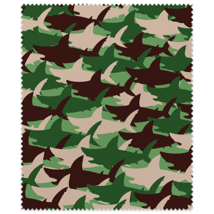 サ迷彩メガネ拭き【森林】