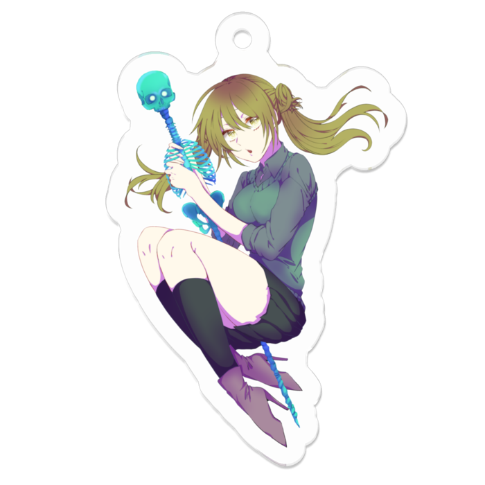 アクリルキーホルダー（コーティング） - 50 x 50 (mm)