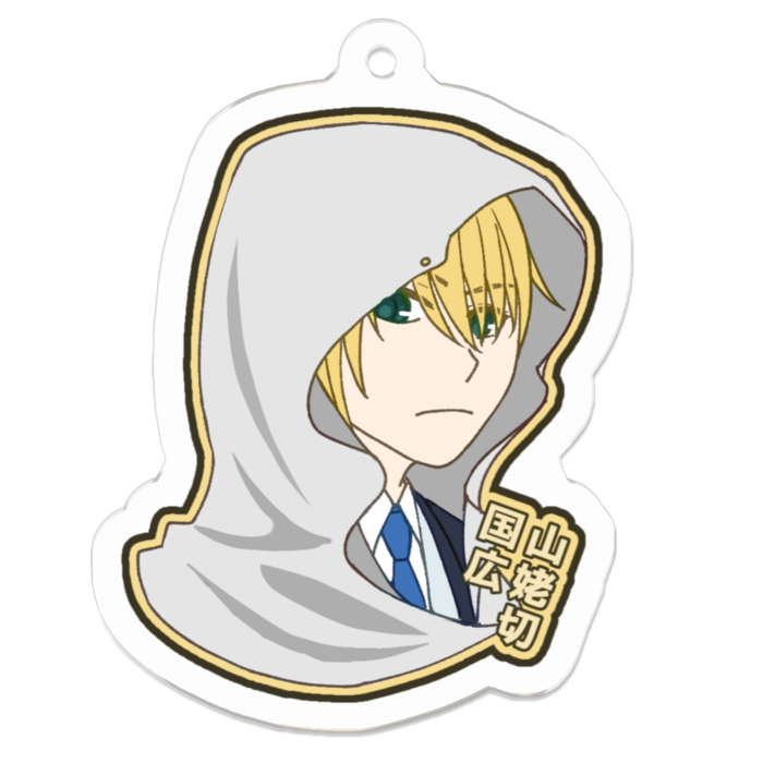 アクリルキーホルダー（コーティング） - 50 x 50 (mm)