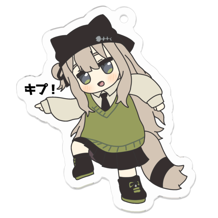 アクリルキーホルダー - 50 x 50 (mm)