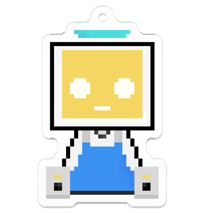 アクリルキーホルダー（コーティング） - 50 x 50 (mm)