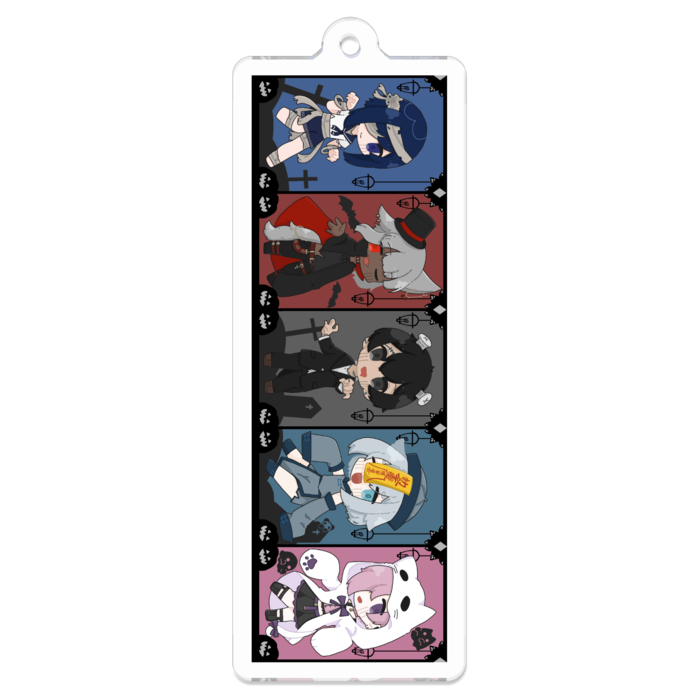 アクリルキーホルダー - 70 x 70 (mm)