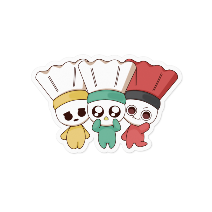 ステッカー - 100 x 100 (mm)