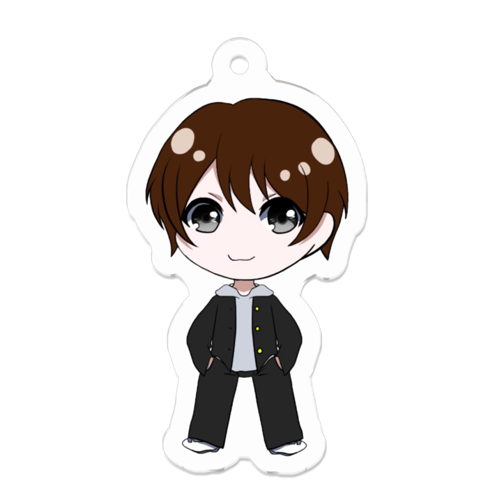 アクリルキーホルダー - 50 x 50 (mm)