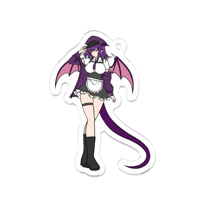 アクリルキーホルダー(コーティング) - 70 x 70 (mm)