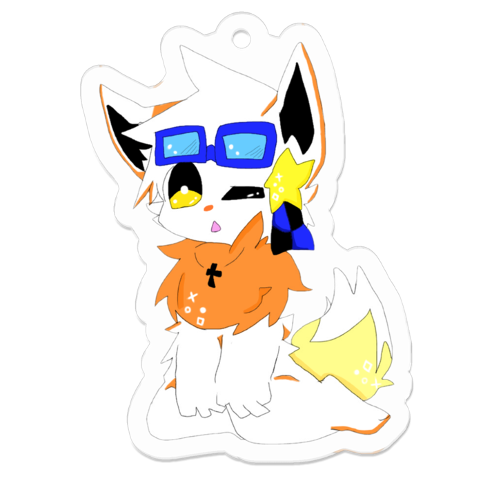 アクリルキーホルダー - 50 x 50 (mm)