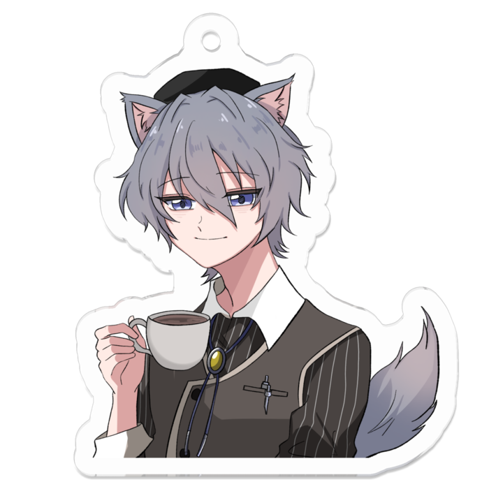 アクリルキーホルダー - 50 x 50 (mm)