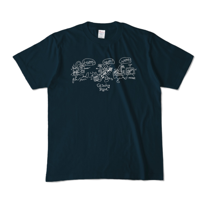Glitchy Byte -4gboys- M - Navy