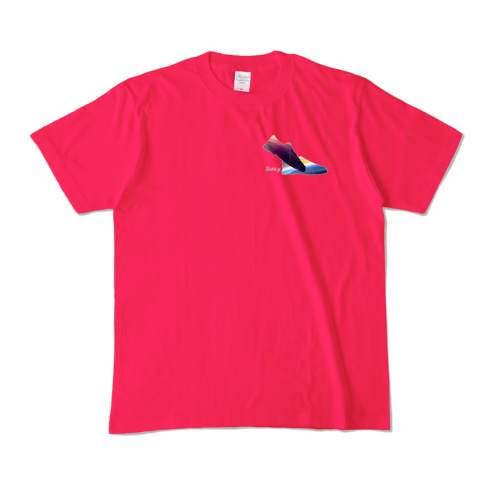 カラーTシャツ - M - ホットピンク (濃色)｜Colored T-shirt - M - Hot Pink (Dark)