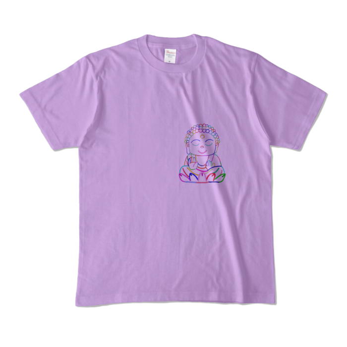 カラーTシャツ - M - ライトパープル (淡色)