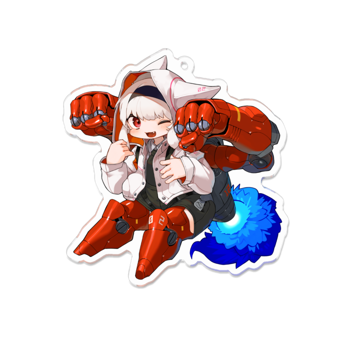 アクリルキーホルダー - 100 x 100 (mm)