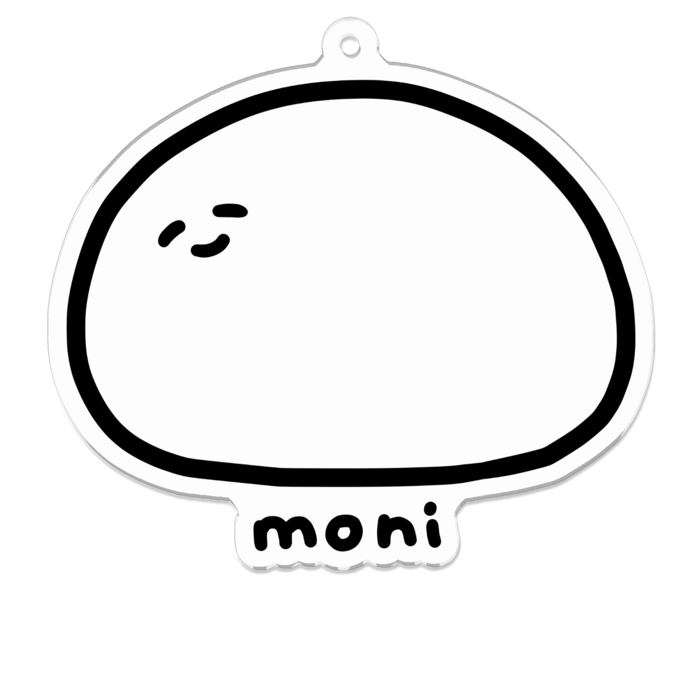 アクリルキーホルダー（コーティング） - 70 x 70 (mm)