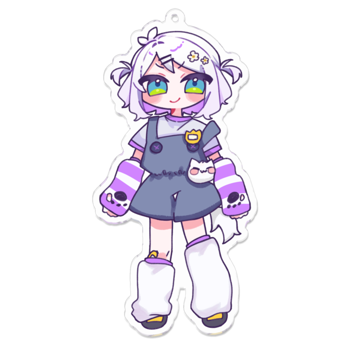 アクリルキーホルダー(コーティング) - 100 x 100 (mm)