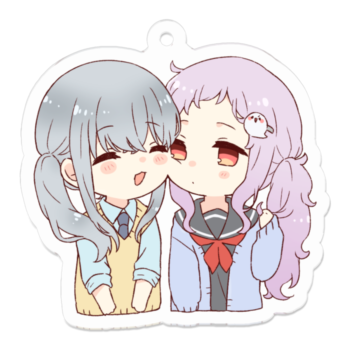 アクリルキーホルダー - 50 x 50 (mm)