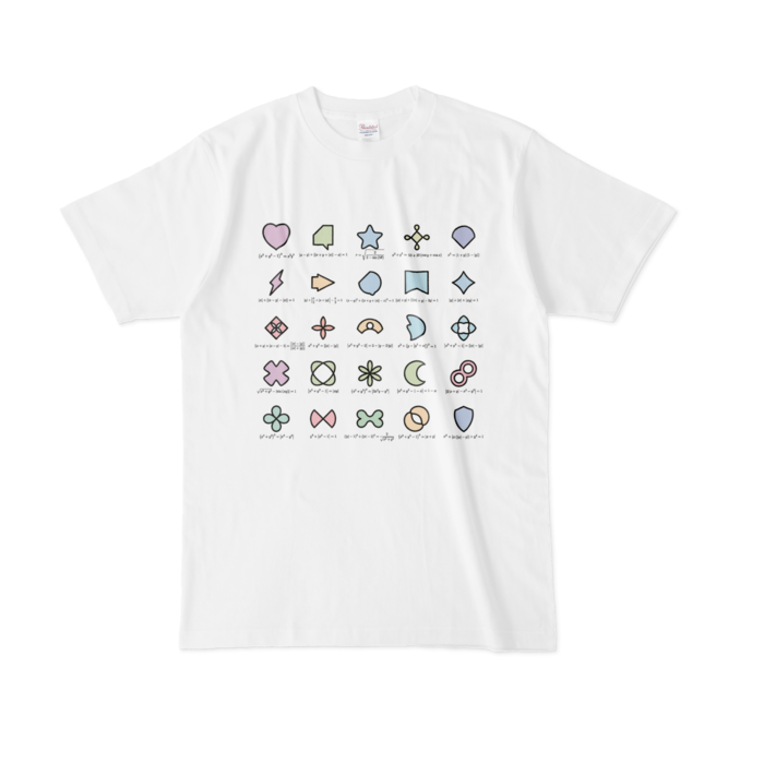 カラフルTシャツ - L - 白