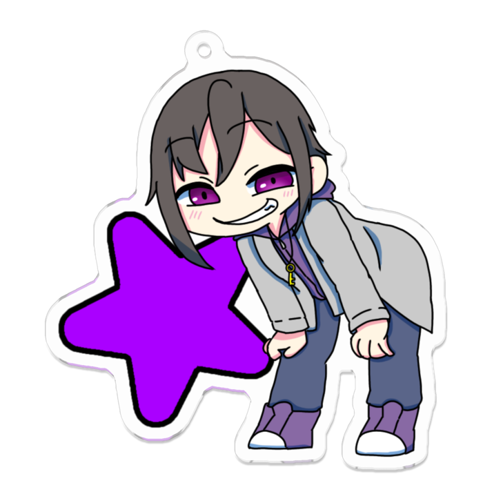 アクリルキーホルダー - 70 x 70 (mm)