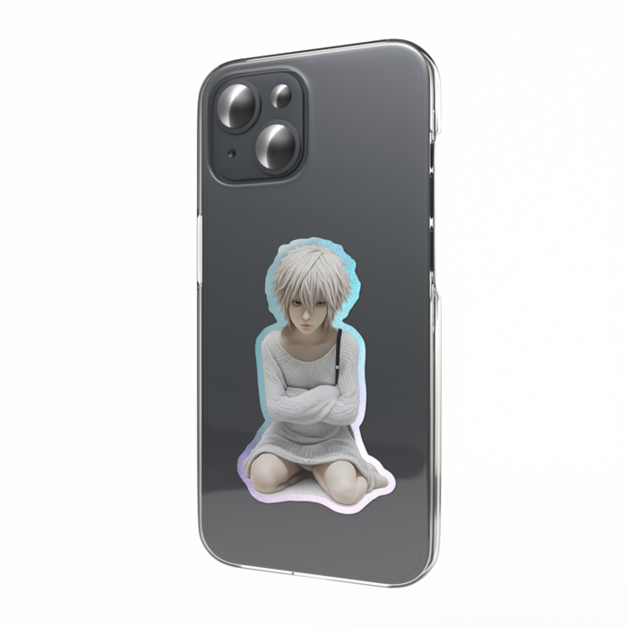 オーロラスマホステッカー - 縦