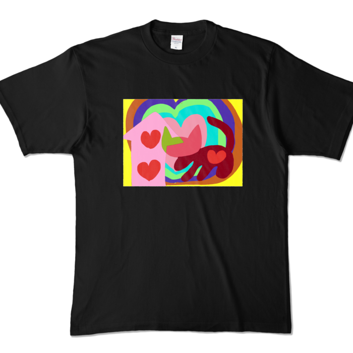 カラーTシャツ - XL - ブラック (濃色)