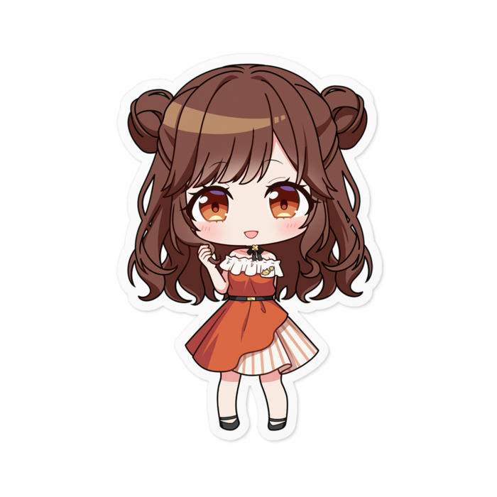 ステッカー - 100 x 100 (mm)