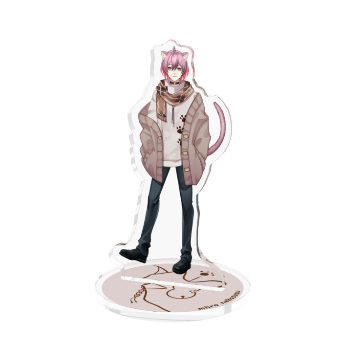 アクリルフィギュア - 70x70mm 帽子無しA