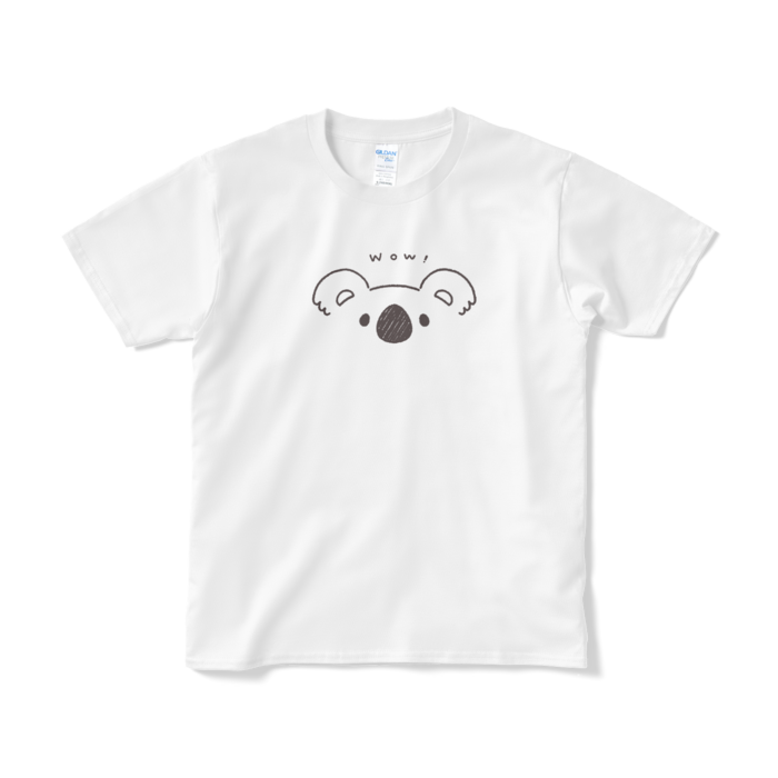 びっくりコアラ Tシャツ(短納期) - S - ホワイト