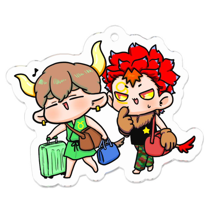 アクリルキーホルダー - 50 x 50 (mm)