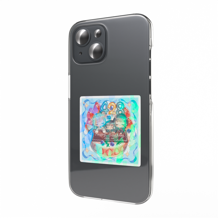 ホログラムスマホステッカー - 縦