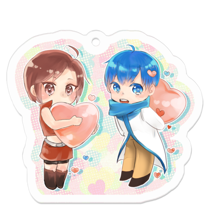 アクリルキーホルダー - 50 x 50 (mm)