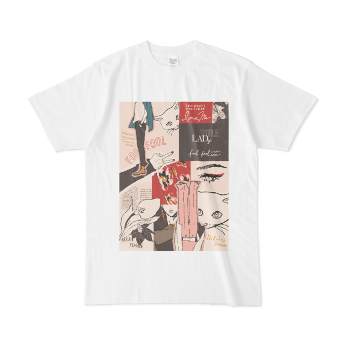 Tシャツ“LADyコラージュ”